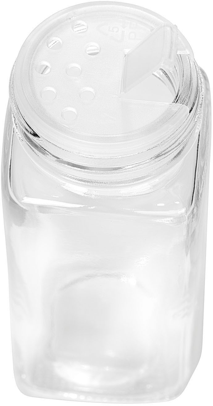 WENKO Gewürzregal mit 12 Gewürzgläser, Set 13-tlg., aus Bambus, Glas-Gewürzstreuer mit Bambusdeckel, FSC®-zertifiziert – Bild 5 von 5