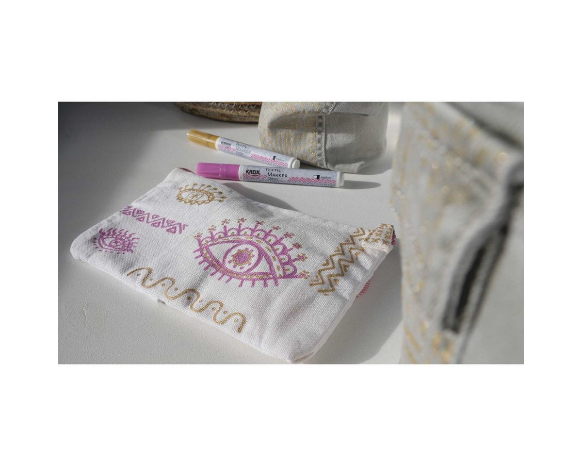 Thumbnail - C. KREUL Textilmarker KREUL Textilmarker Glitter medium gold