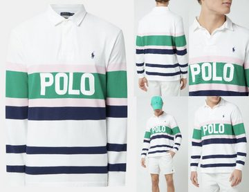 Ralph Lauren Poloshirt POLO RALPH LAUREN Rugby Polo Shirt Retro Sweater Sweatshirt Jumper Pul
