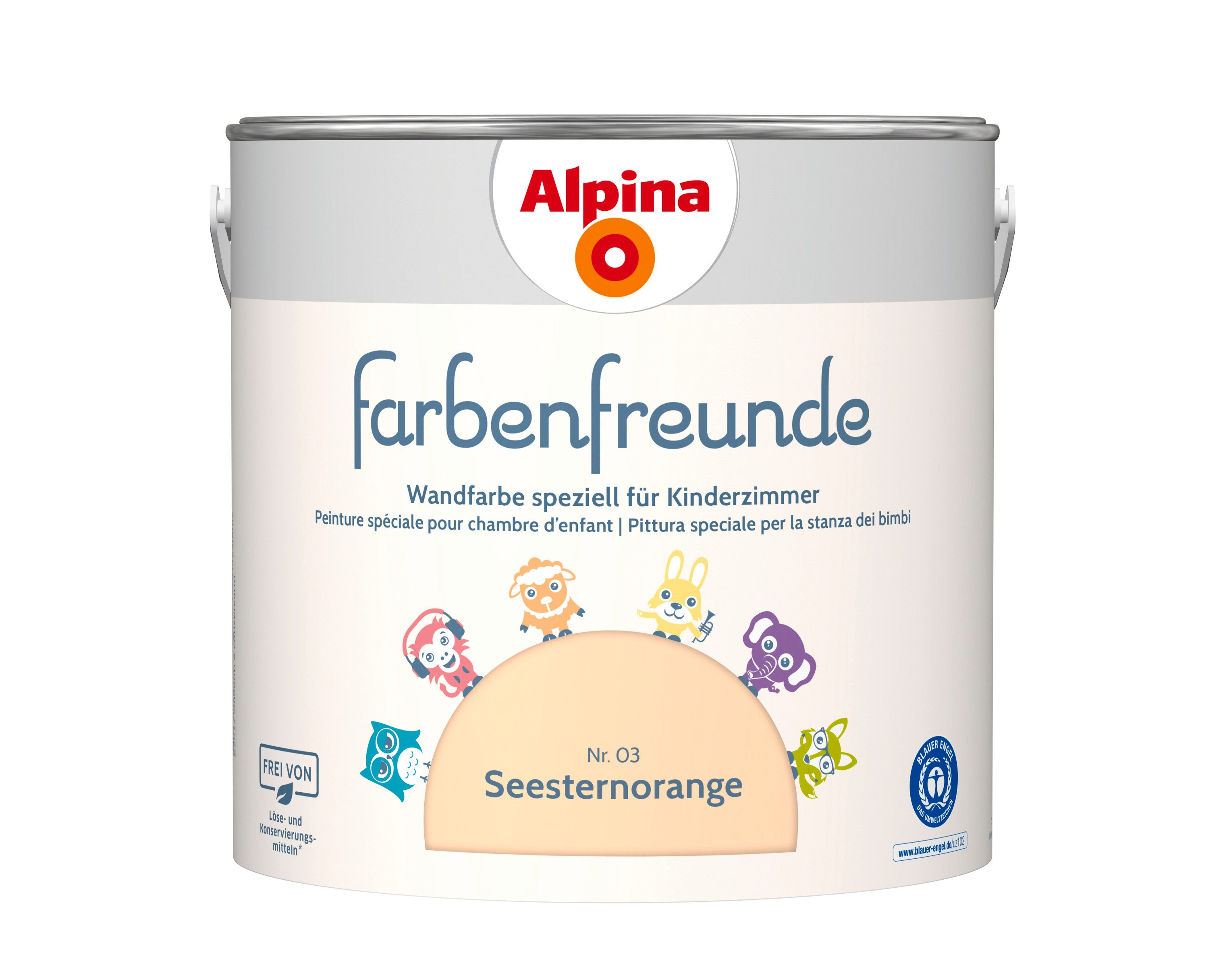 Wandfarbe Farbenfreunde 2,5 Liter matt
