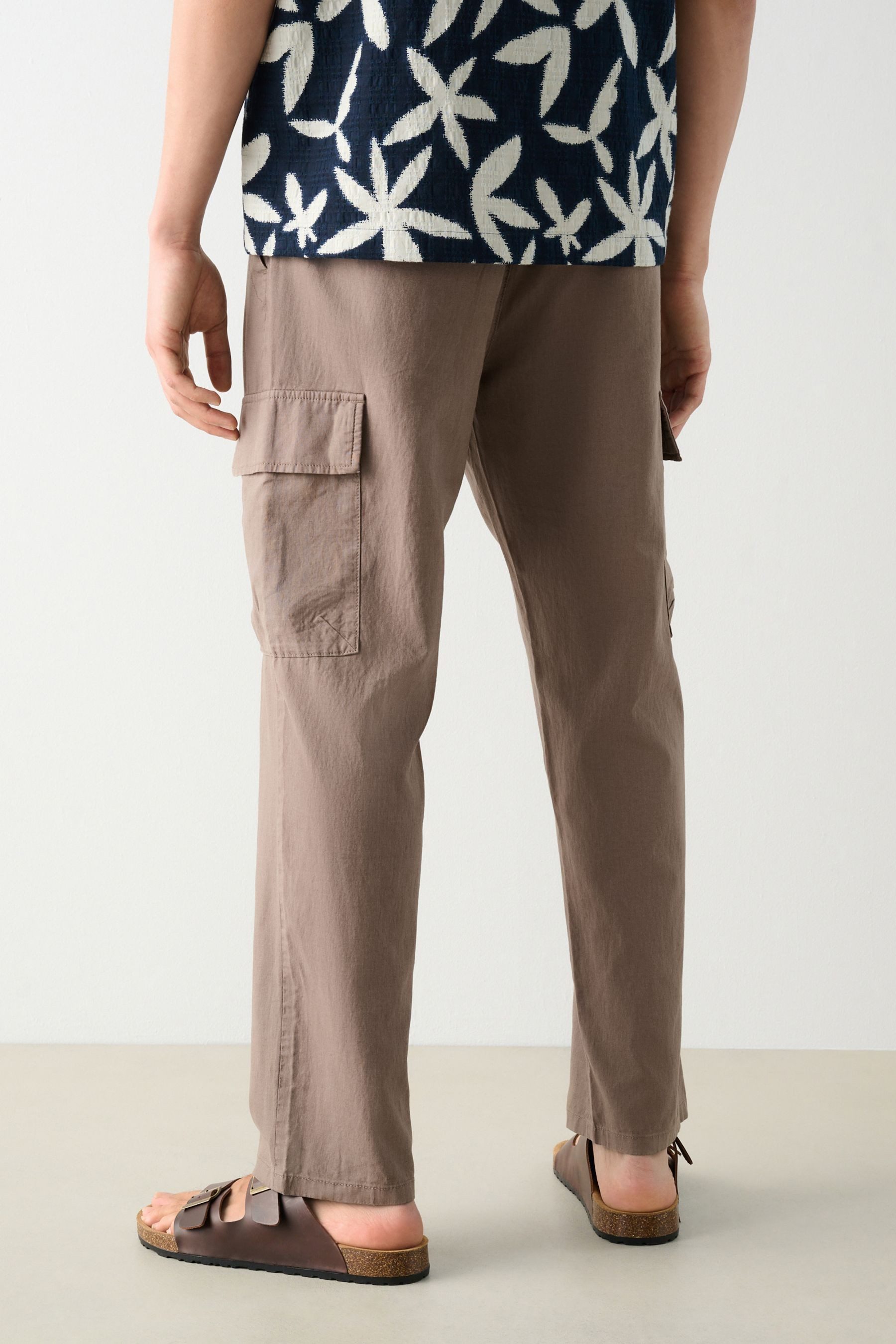 Next Leinenhose Cargo-Hose aus Leinen und günstig online kaufen