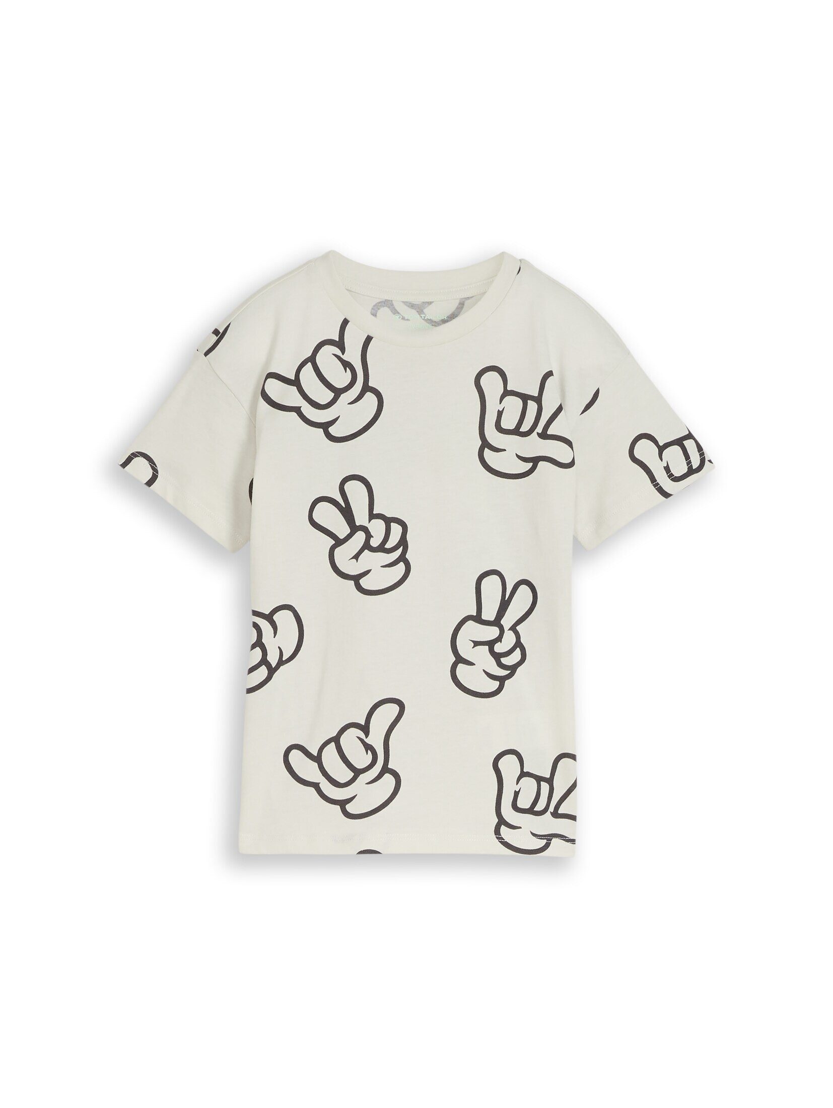 TOM TAILOR T-Shirt T-Shirt Oversize T-Shirt mit Muster