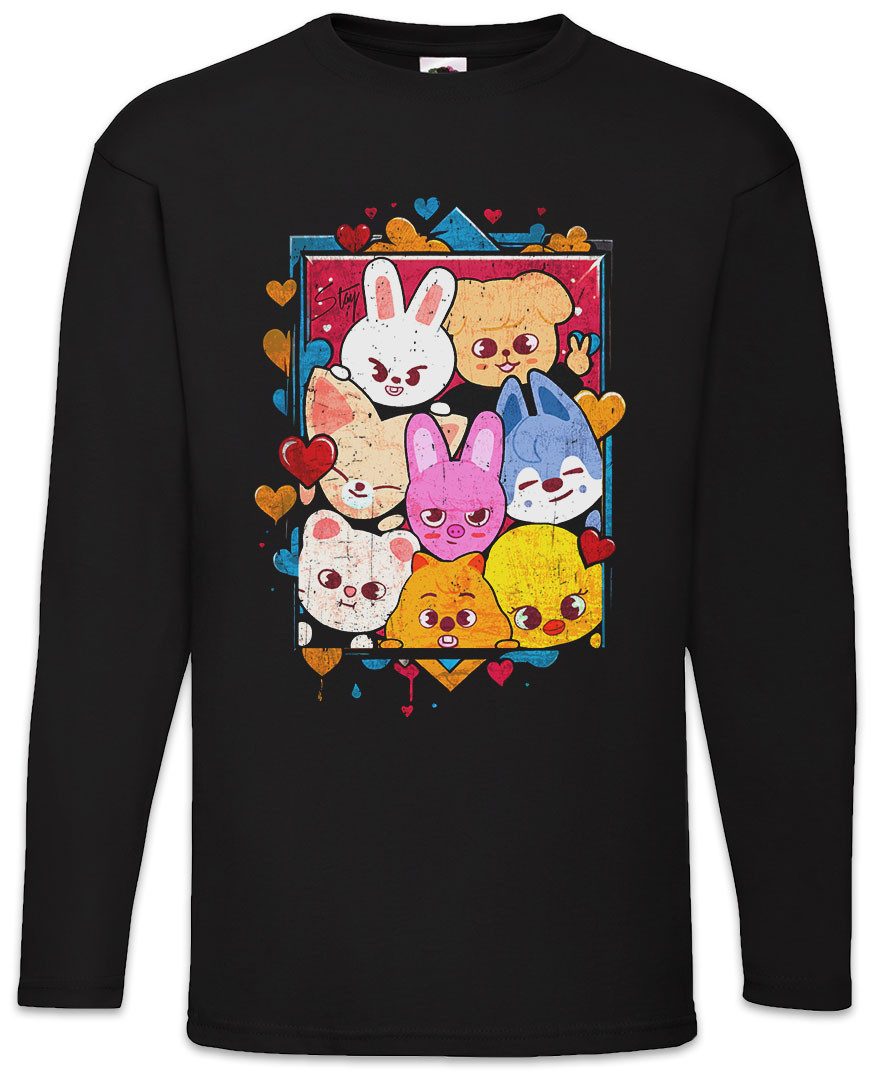 Urban Backwoods Langarmshirt Cute Korean Kids Langarm T-Shirt Music Kpop K-Pop 4th Generation Stray (1-tlg) Boy Group Idol Band
