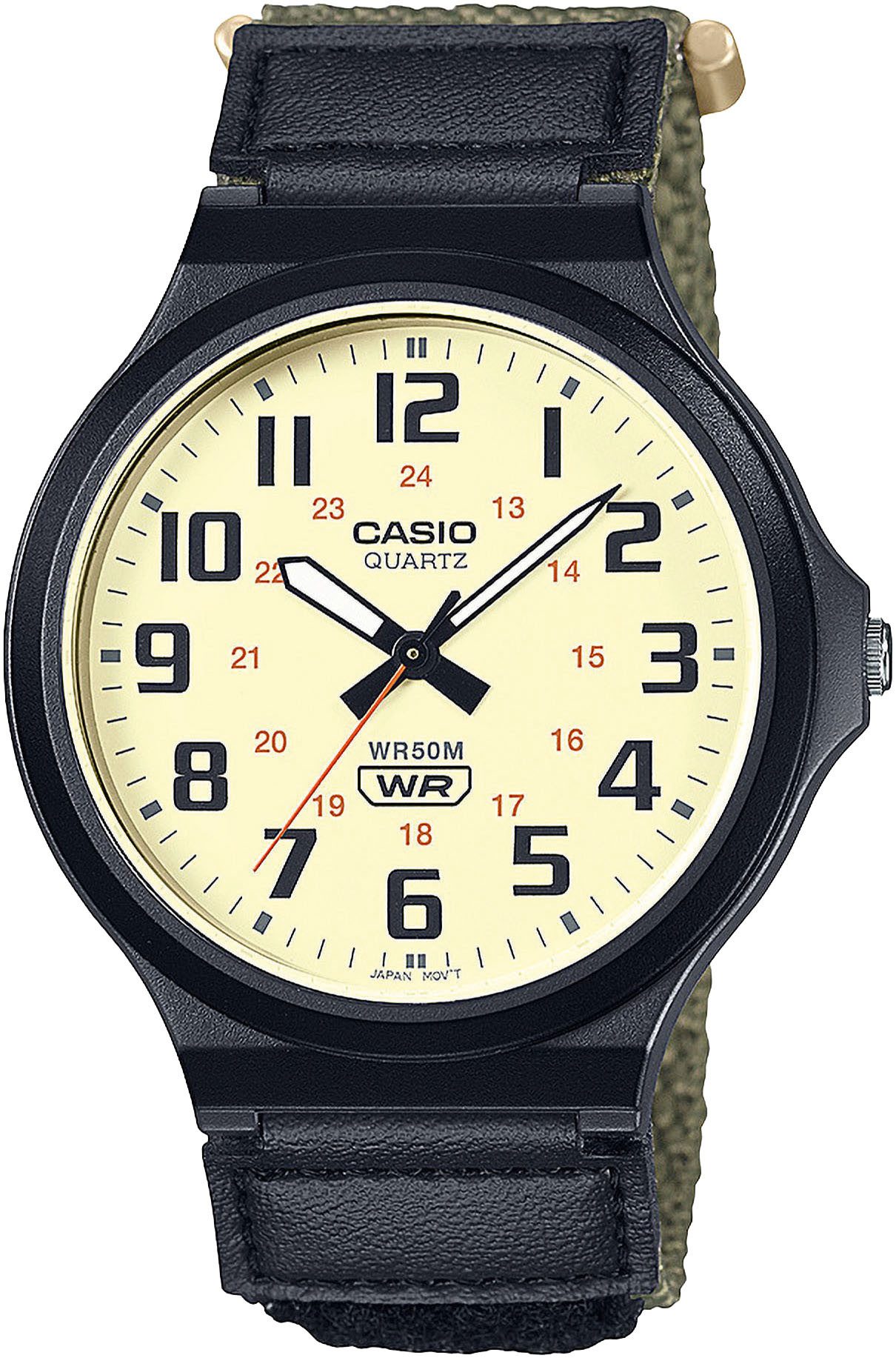 Casio Collection Quarzuhr, Armbanduhr, Herrenuhr, analog, Acrylglas