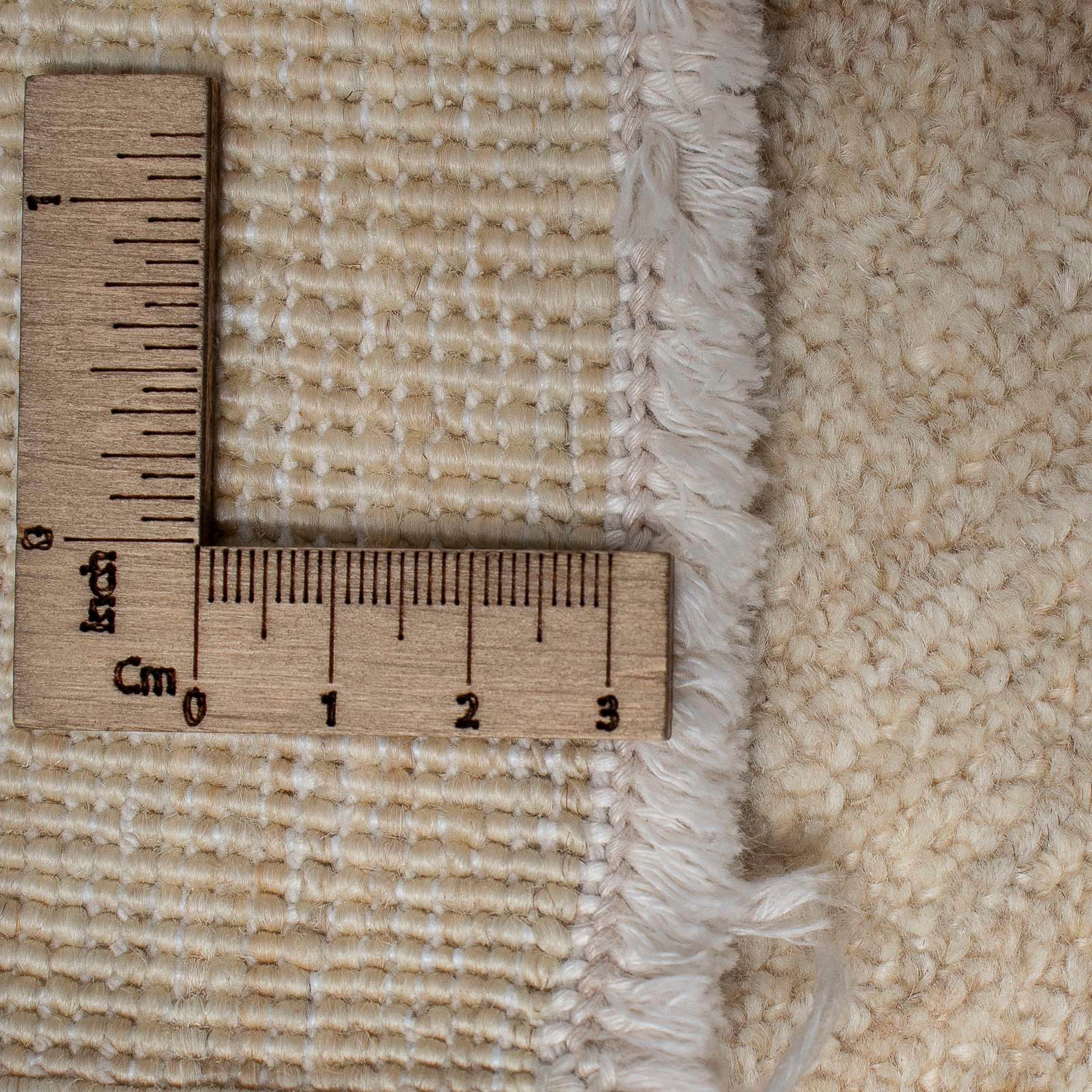 Zertifikat morgenland, - Wohnzimmer, x beige, mit 303 Ziegler - 245 mm, cm 6 Höhe: Handgeknüpft, rechteckig, Einzelstück Orientteppich