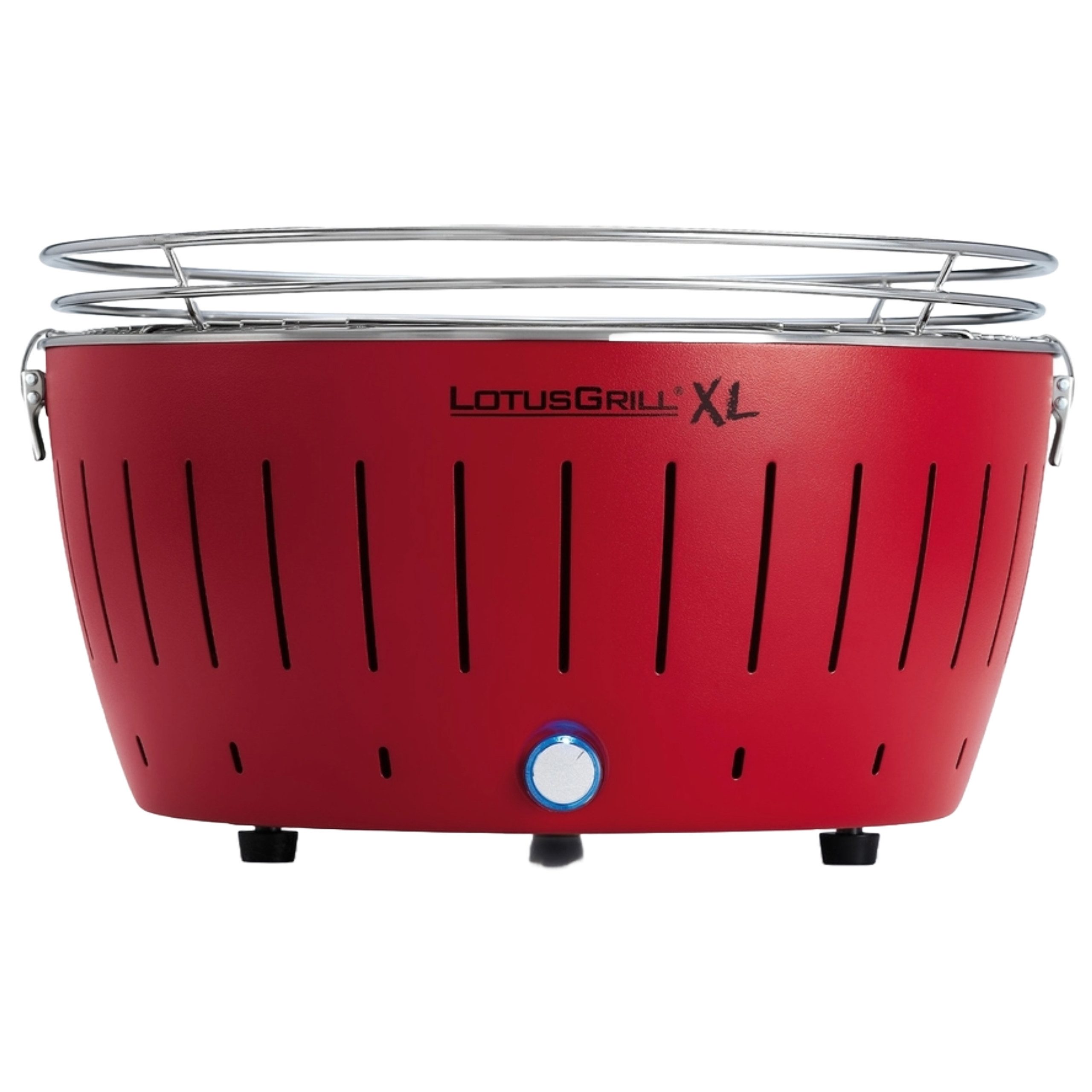 LotusGrill Holzkohlegrill LotusGrill XL Feuerrot G435 der raucharme Holzkohlegrill/Tischgrill