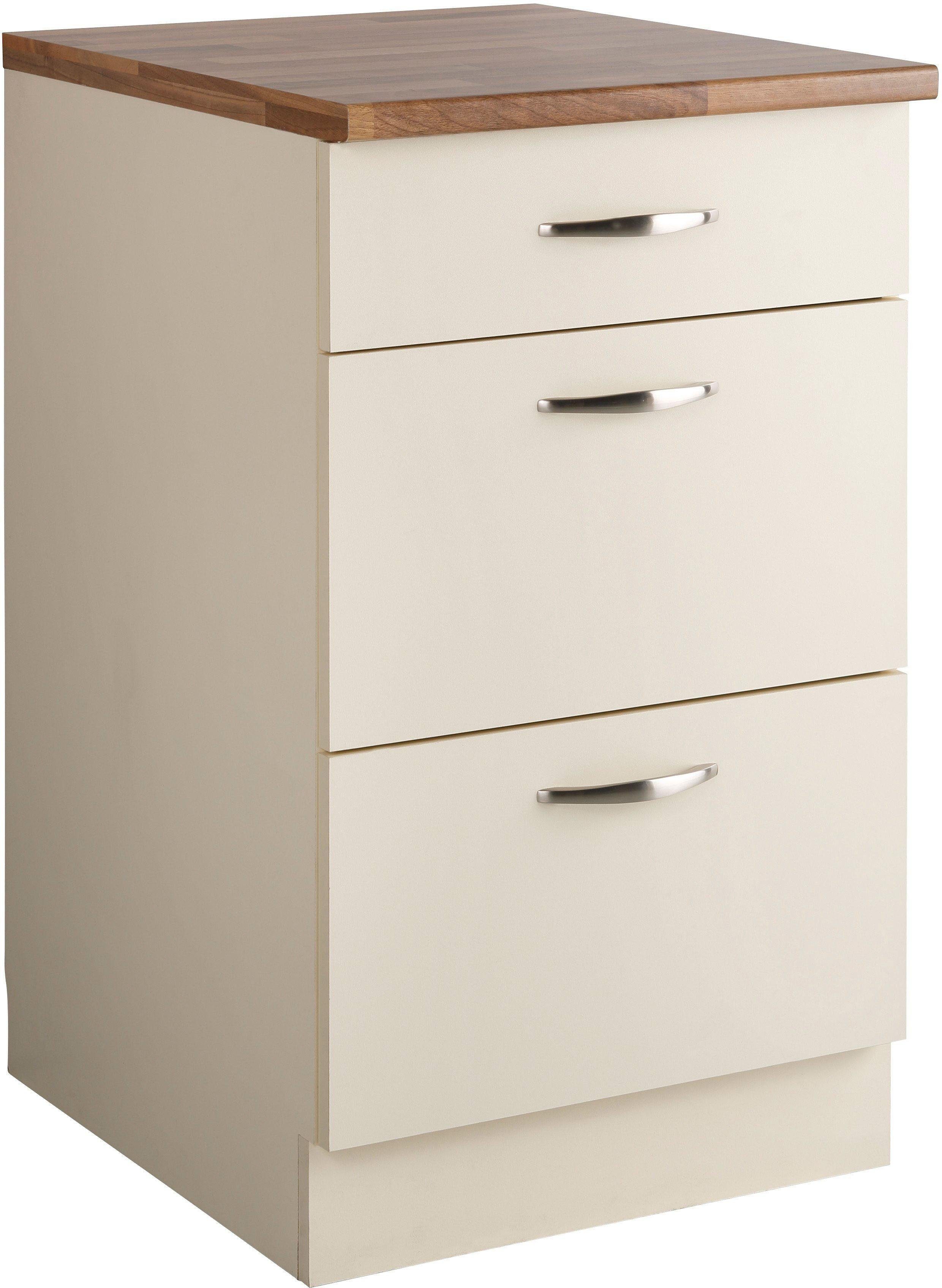 Unterschrank »Peru«, Breite 50 cm, mit 3 Schubladen online kaufen | OTTO