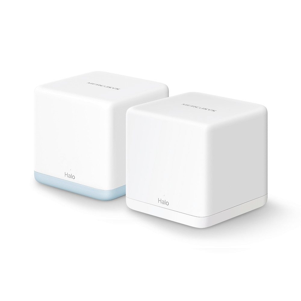Mercusys Halo H1200G AC1200 Whole Home Mesh-System Wi-Fi 2er Pack WLAN-Router