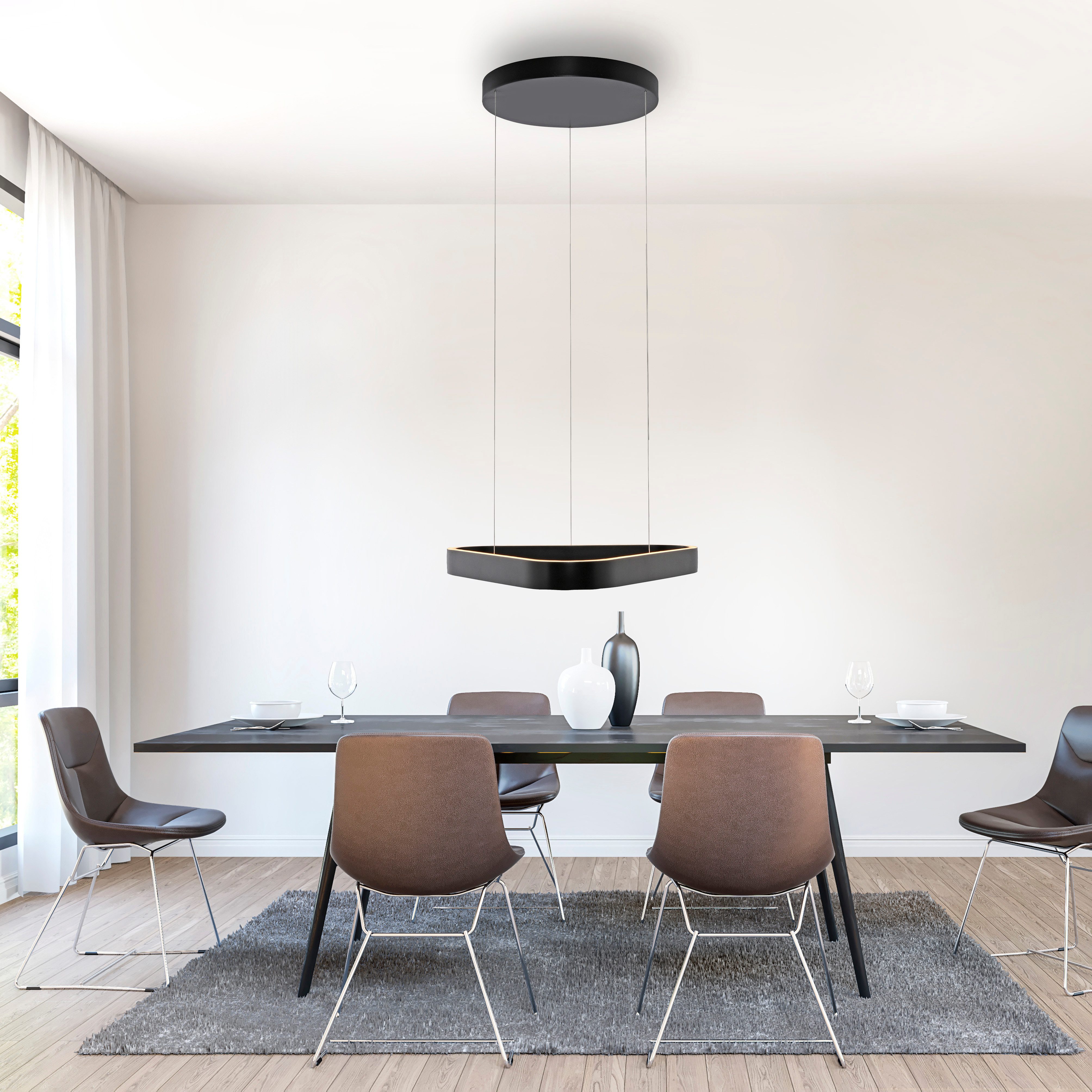 Neuhaus Q DESIGN CONTROL LIGHTS LED Pendelleuchte Q-STRETTO, Smart Home, LED fest integriert, warmweiß - kaltweiß