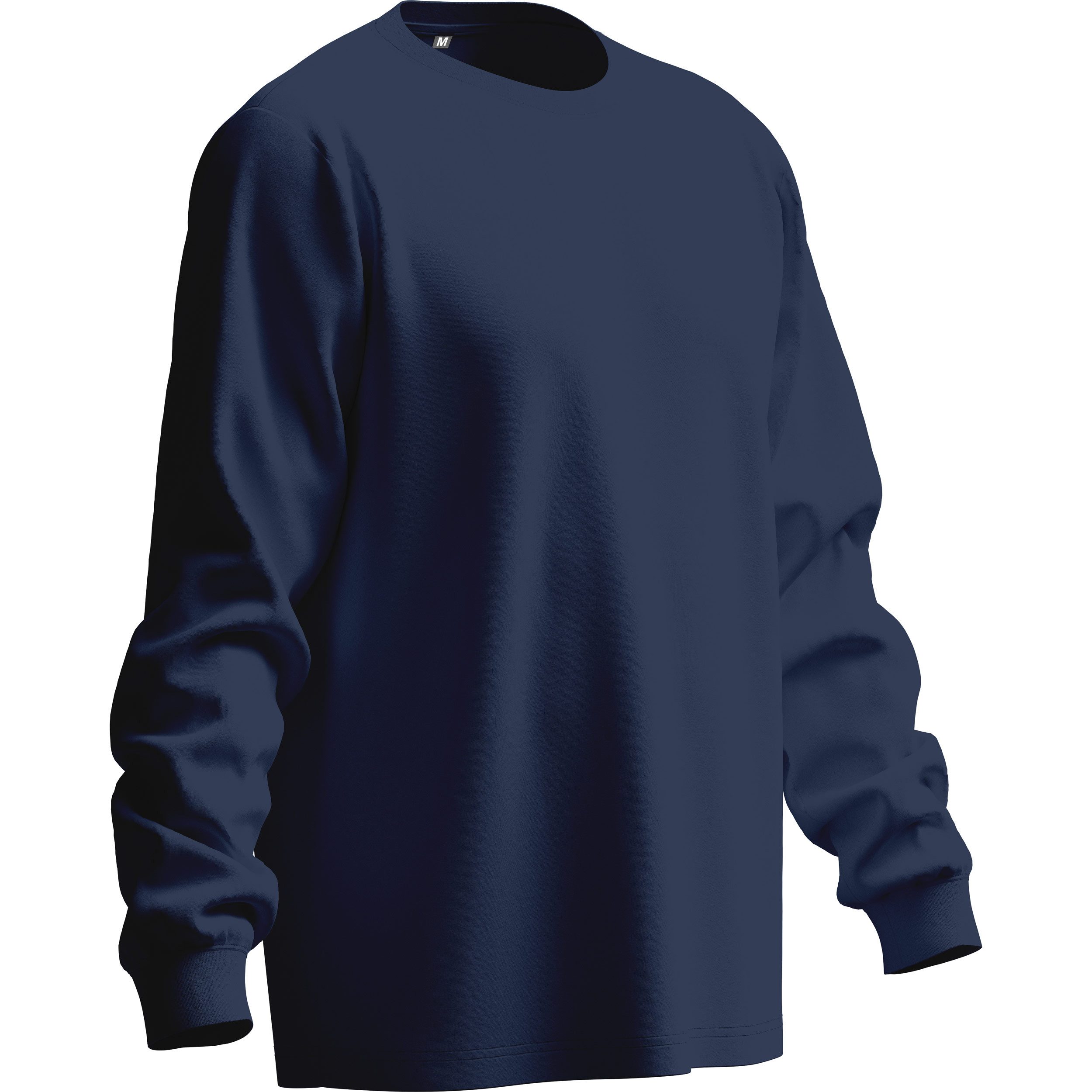 Qualitex Workwear Sweatshirt T Shirts Herren – Basic langarm T Shirt – nachhaltig Arbeit & Freizeit (1-tlg) Arbeits T-Shirt Herren, atmungsaktiv, feuchtigkeitsregulierend, robust