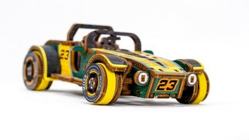 Wooden City 3D-Puzzle Holzbausatz Roadster Limited Edition Holzfunktionbausatz, Holzmodell, 115 Puzzleteile, Limitierte Auflage