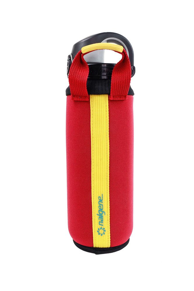 Nalgene Trinkflasche, Nalgene Flaschentasche Neopren klein - red bud