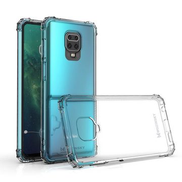 cofi1453 Bumper cofi1453® Panzerhülle Bumper Wozinsky Armor SchutzHülle für Xiaomi Redmi Note 9 Pro Silikon Hülle Panzerschale Panzer in Transparent