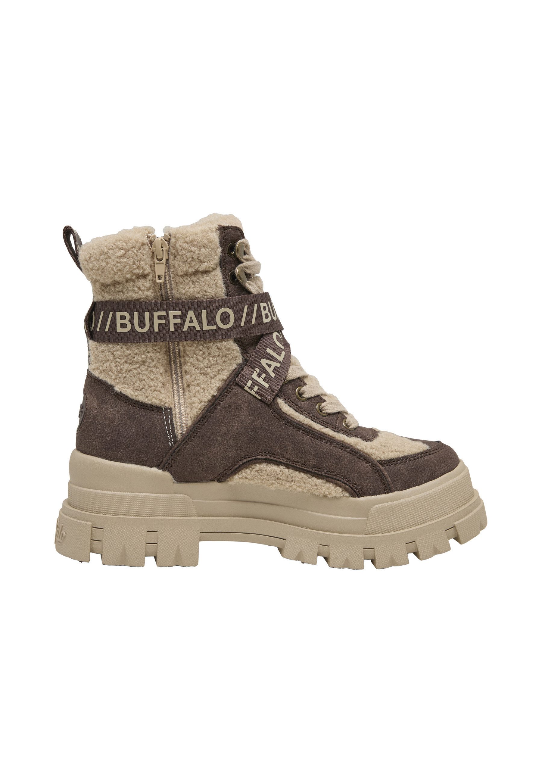 Buffalo Buffalo Aspha Com1 Warm Vegan Nappa/Fake Fur Stiefel