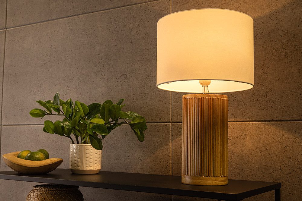 riess-ambiente Tischleuchte GATSBY 50cm natur weiß · maritime Tischleuchte günstig online kaufen