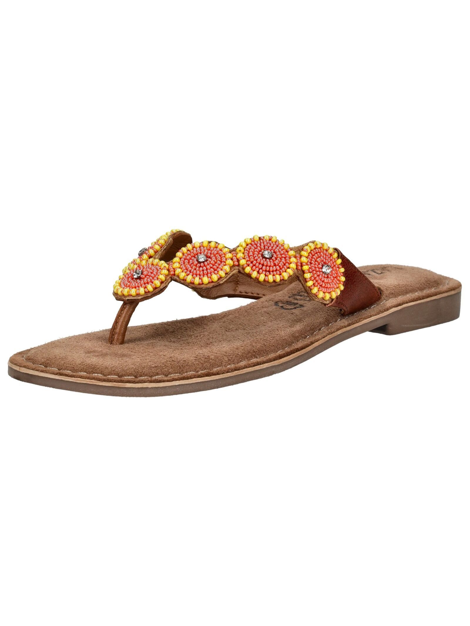 Lazamani Lazamani Zehensteg Leder Zehentrenner günstig online kaufen