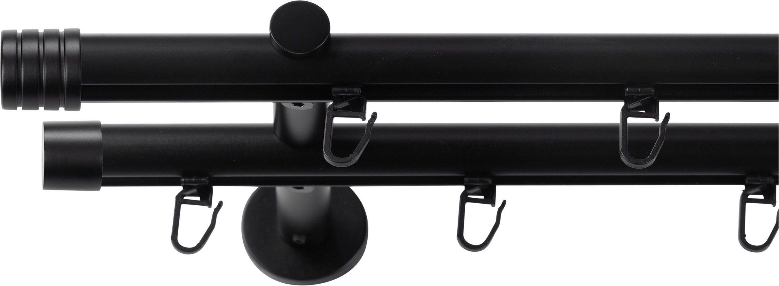 SN DECO GROUP Gardinenstange, Ø 19 mm, 2-läufig, Fixmaß, kürzbar