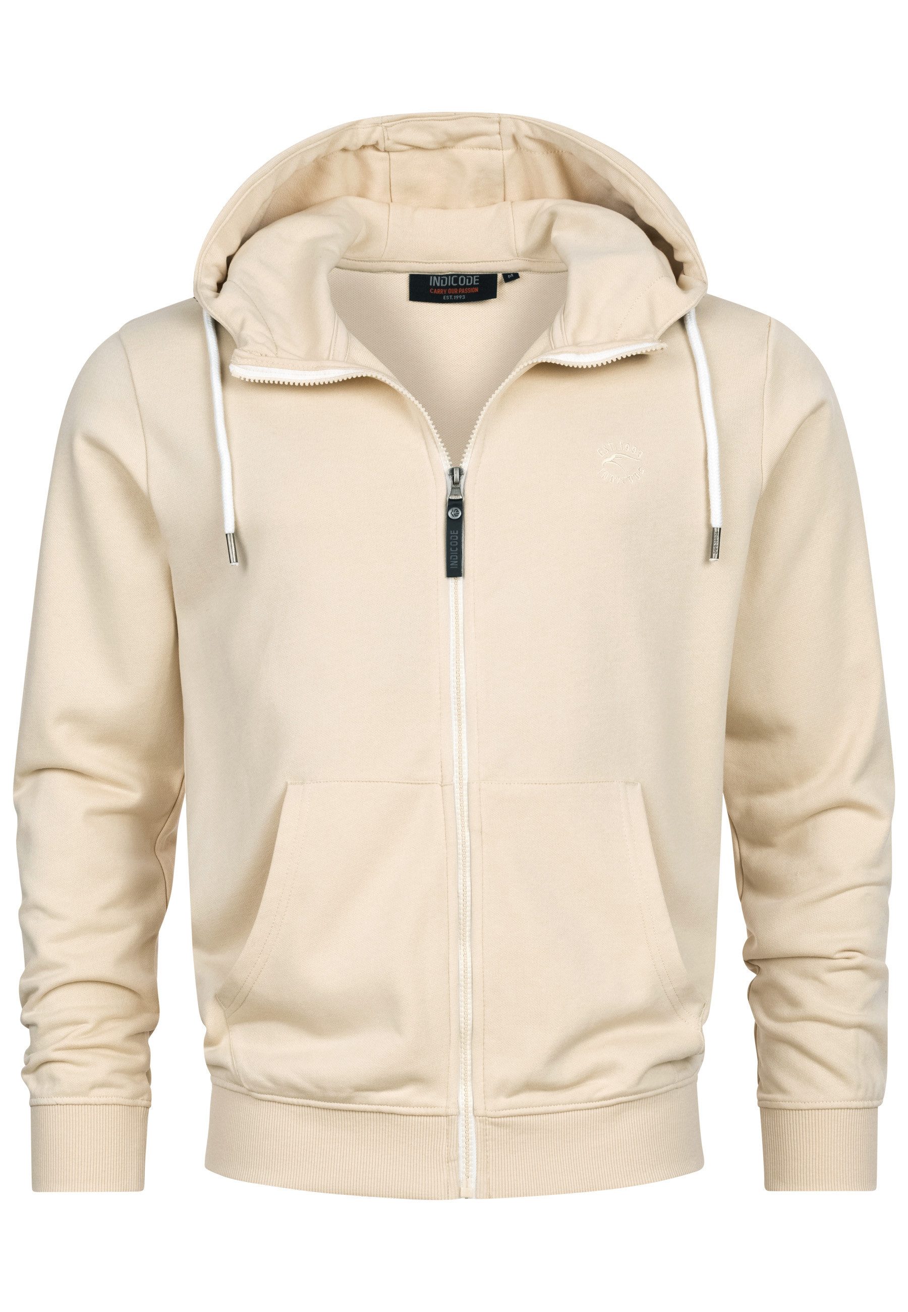 Indicode Kapuzensweatjacke Herren INChristos Hoodie Sweatjacke Herrenjacke günstig online kaufen