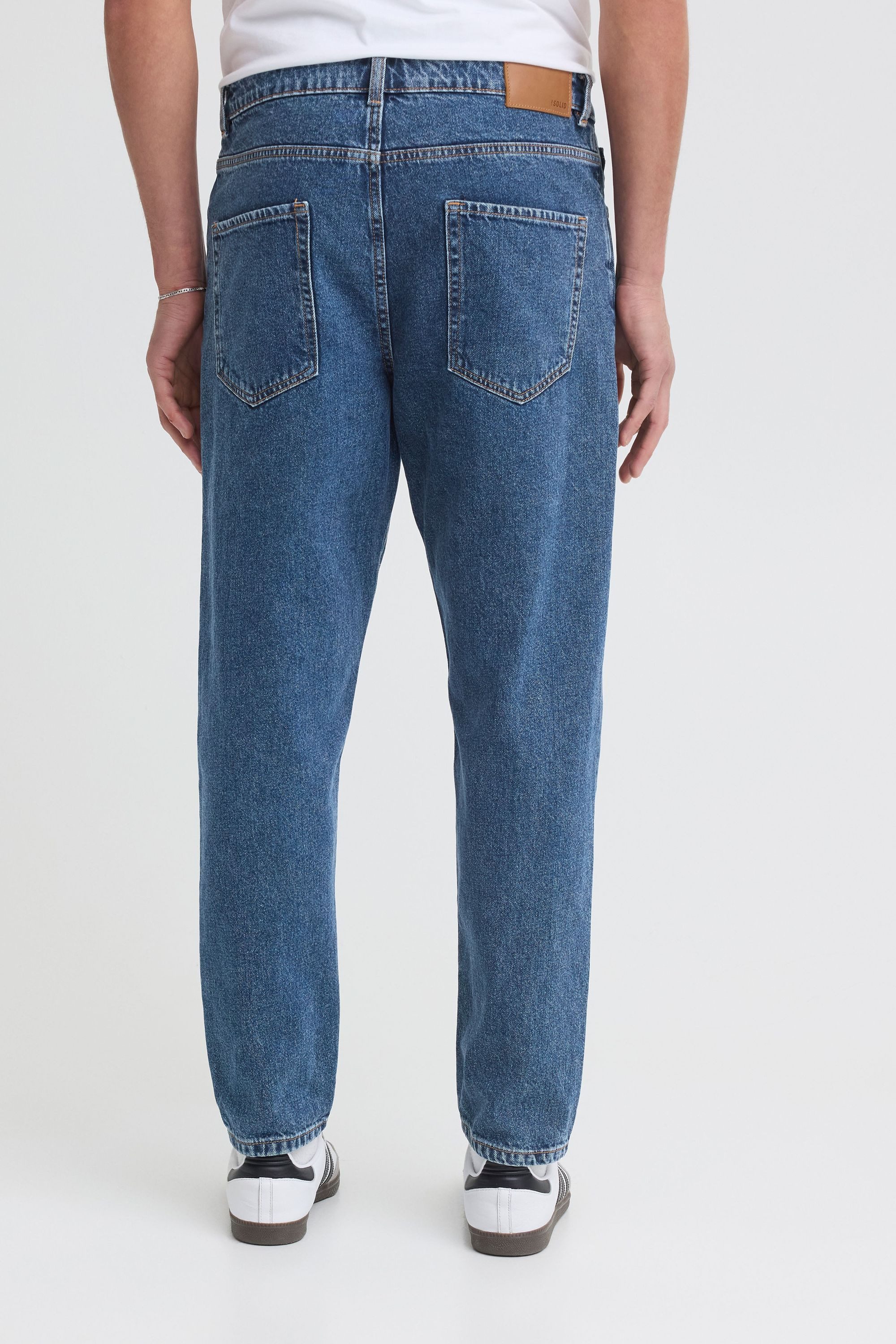 !Solid 5-Pocket-Jeans SDDylan 5-Pocket Jeans mit enger werdenem Bein - Dad Fit