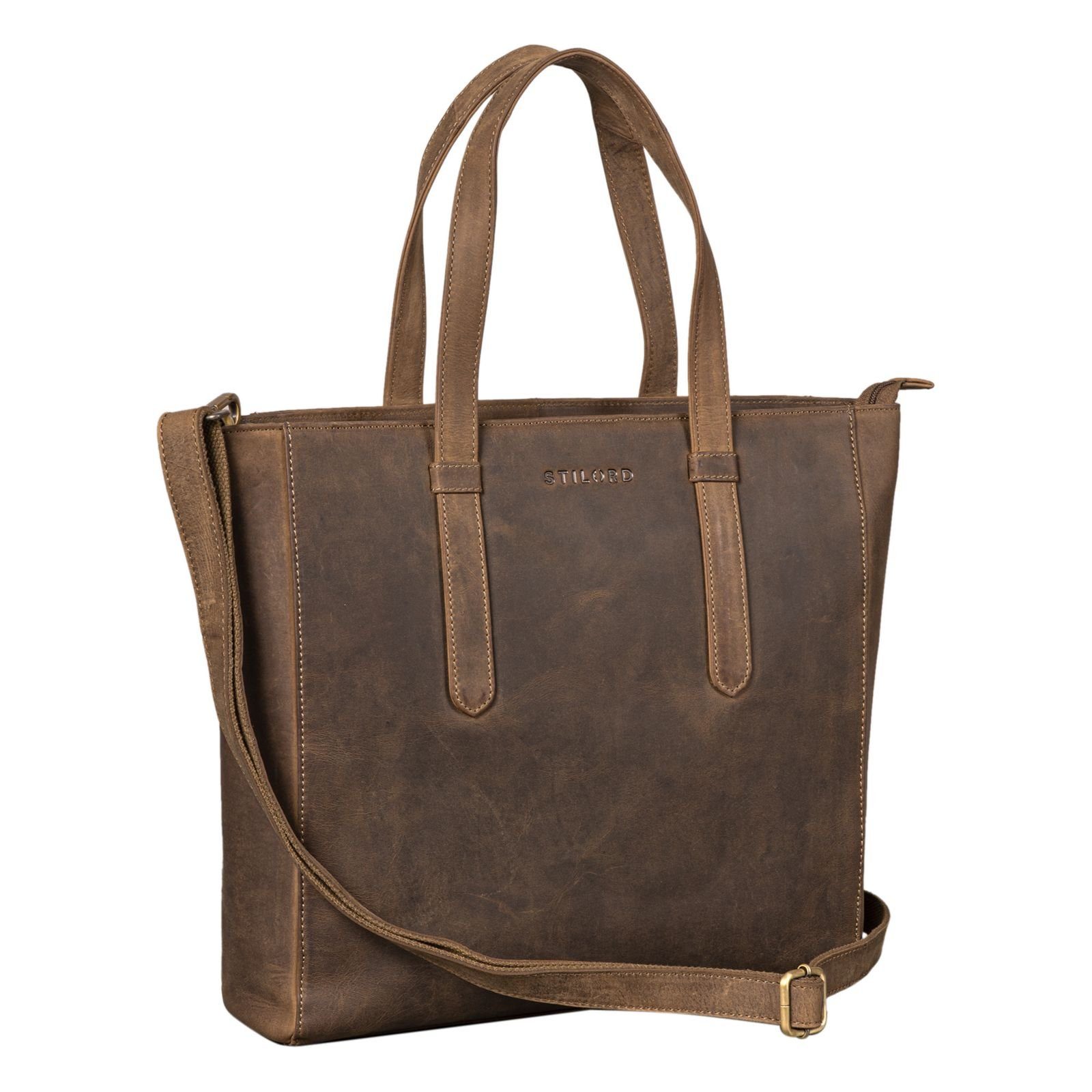 STILORD Handtasche "Rachel" Tote Bag Leder Damen