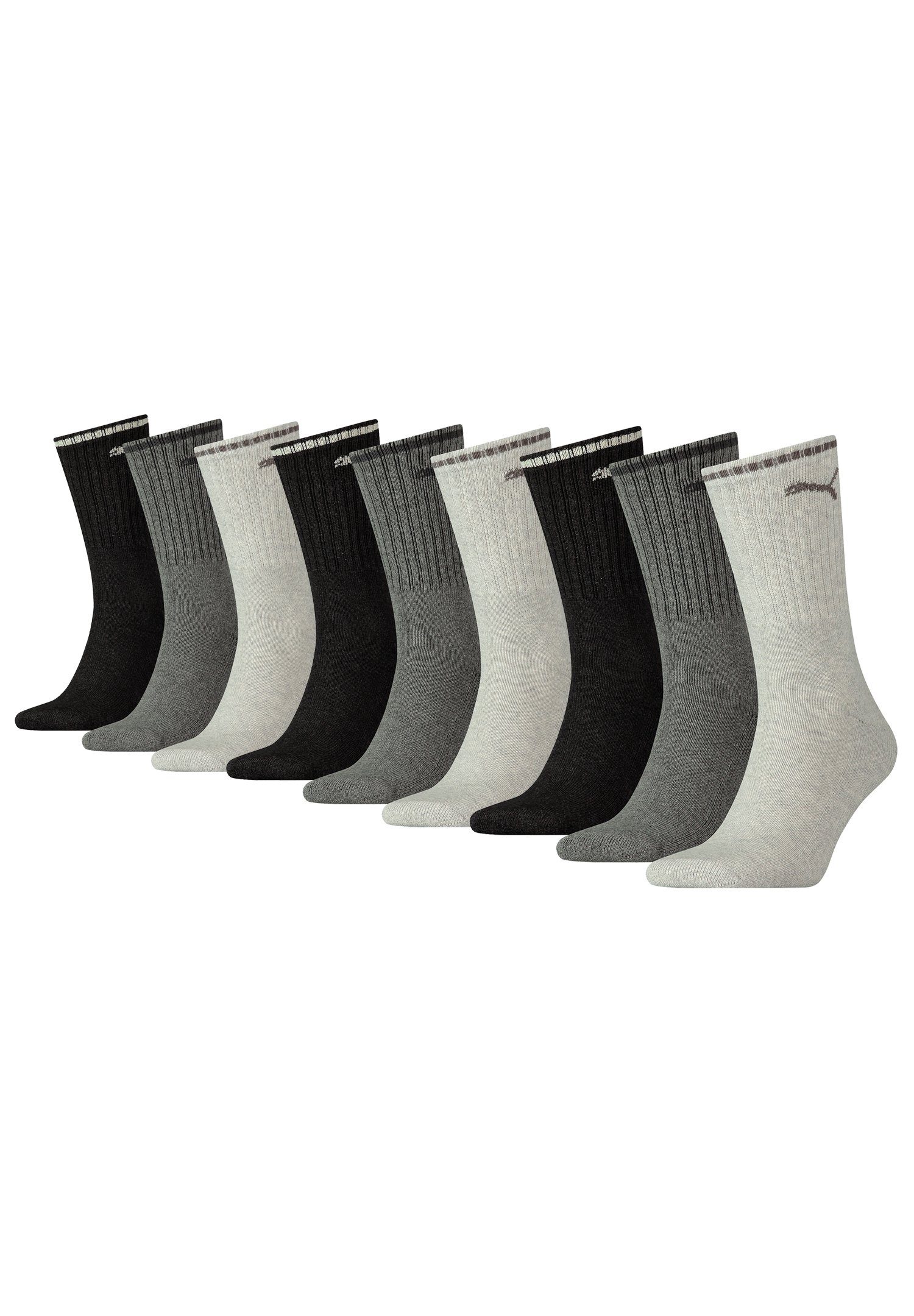 PUMA Socken CREW SOCK STRIPE 9 Paar (Spar-Pack, 9-Paar, 9er-Pack) günstig online kaufen