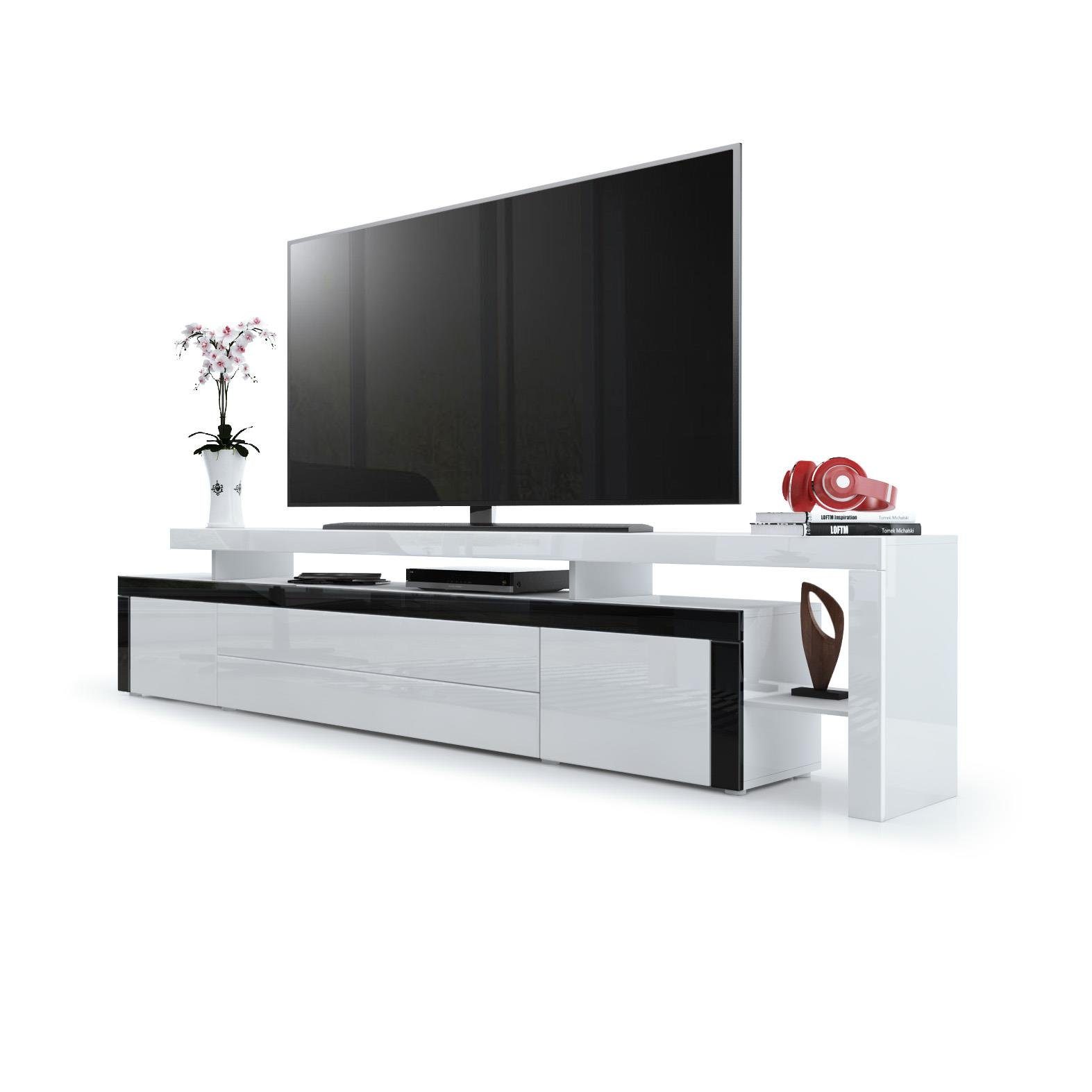 Vladon Lowboard Leon (TV-Kommode, mit zwei günstig online kaufen