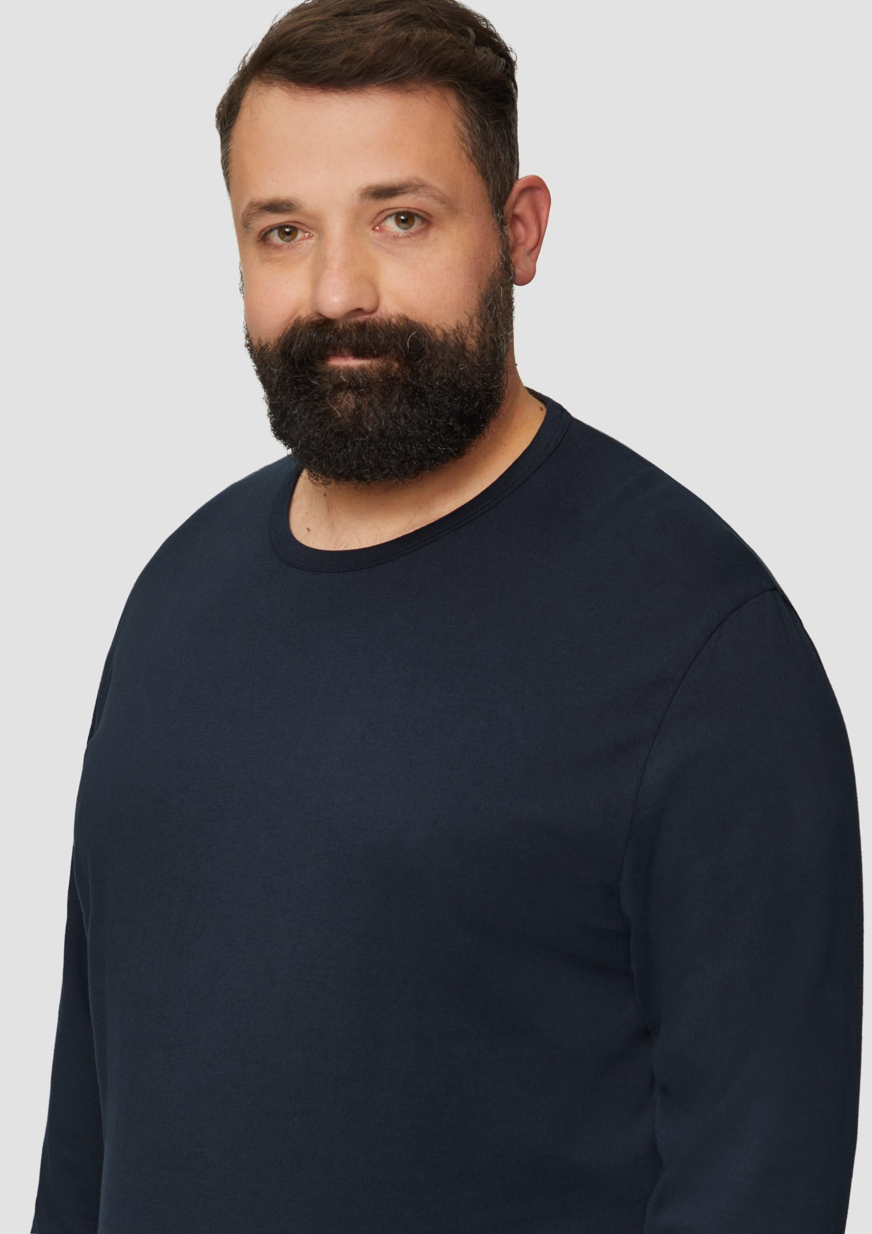 s.Oliver Langarmshirt Softes Langarmshirt aus Baumwolljersey günstig online kaufen
