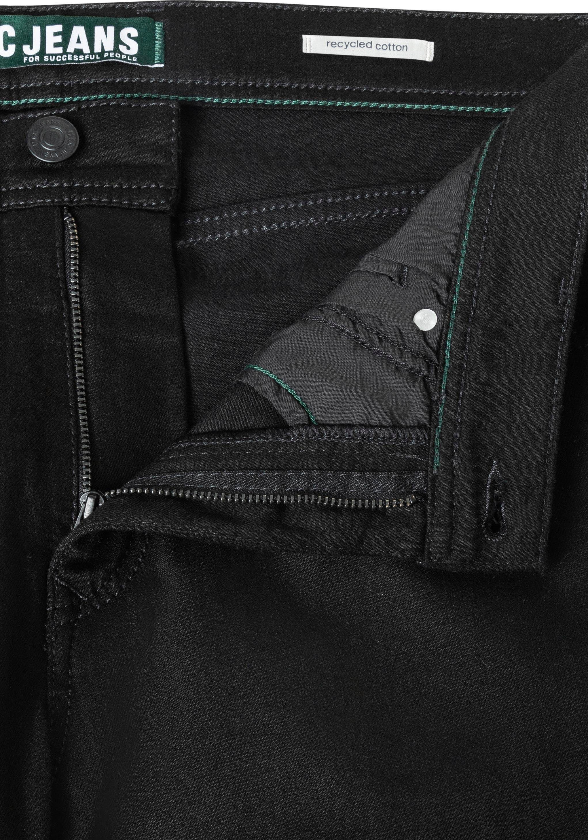 MAC Straight-Jeans Arne Optik, in Stretch black gepflegter mit stay