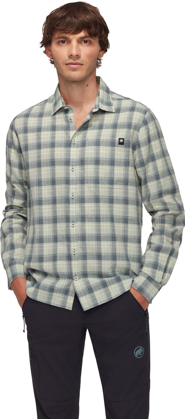 Mammut Langarmhemd Trovat Summer Longsleeve Shirt Men silver sage-alvatern