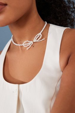 Next Collierkettchen Kurze Halskette mit Perlenschleife (1-tlg)