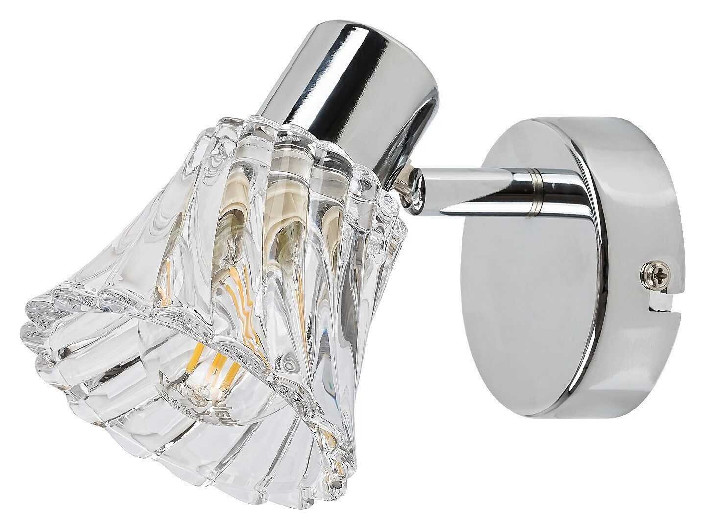 Rabalux LED Deckenspots "Hestia" Metall, silber, rund, E14, ø95mm