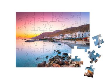 puzzleYOU Puzzle Chora Sfakion, Kreta, Griechenland, 48 Puzzleteile, puzzleYOU-Kollektionen Kreta
