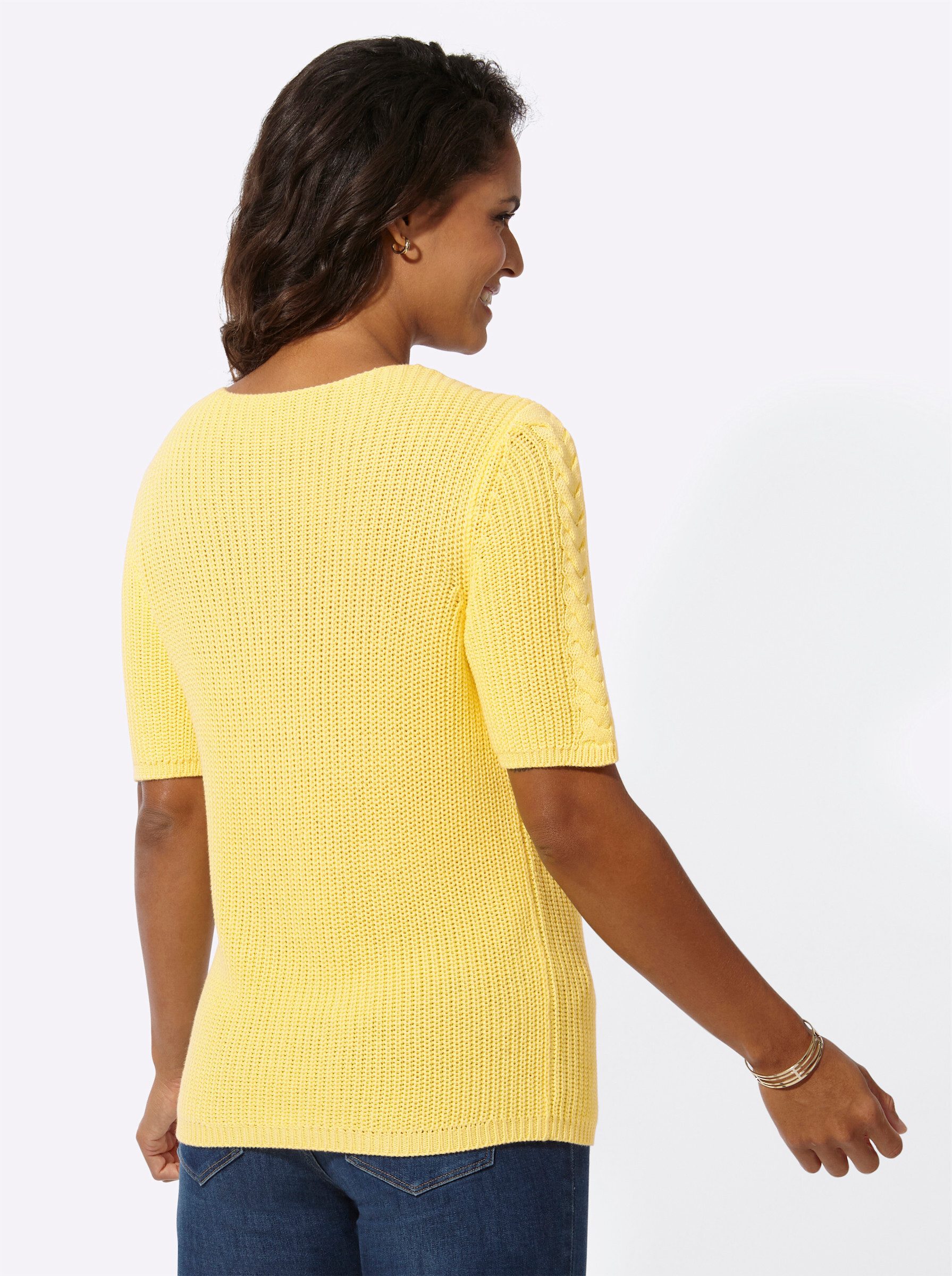 Witt Strickpullover Kurzarmpullover .