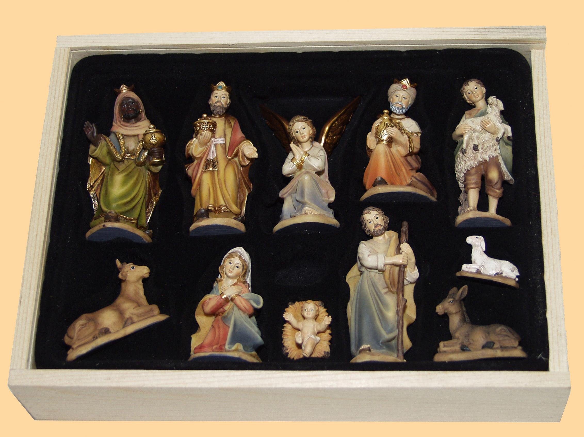 Krippenursel Krippenfigur »Krippenfiguren 12-tlg., Ca. 11 Cm, K 502 12 St 12 Tlg Handbemalte Krippenfiguren