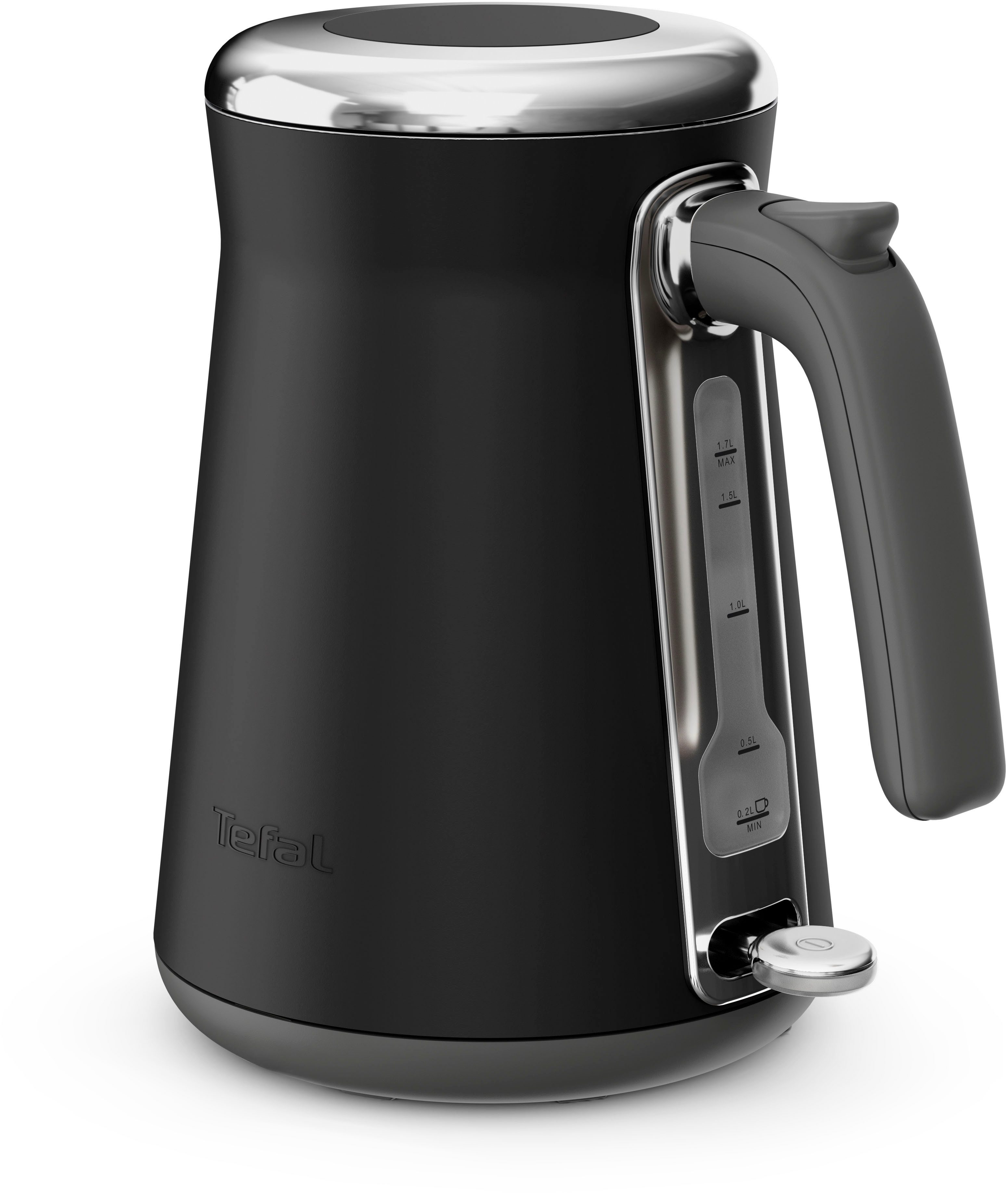 Tefal Wasserkocher KI6668 Collection, 1,7 l, 2400 W, Deckelöffnung auf Knopfdruck, großes Fassungsvermögen von 1,7 l