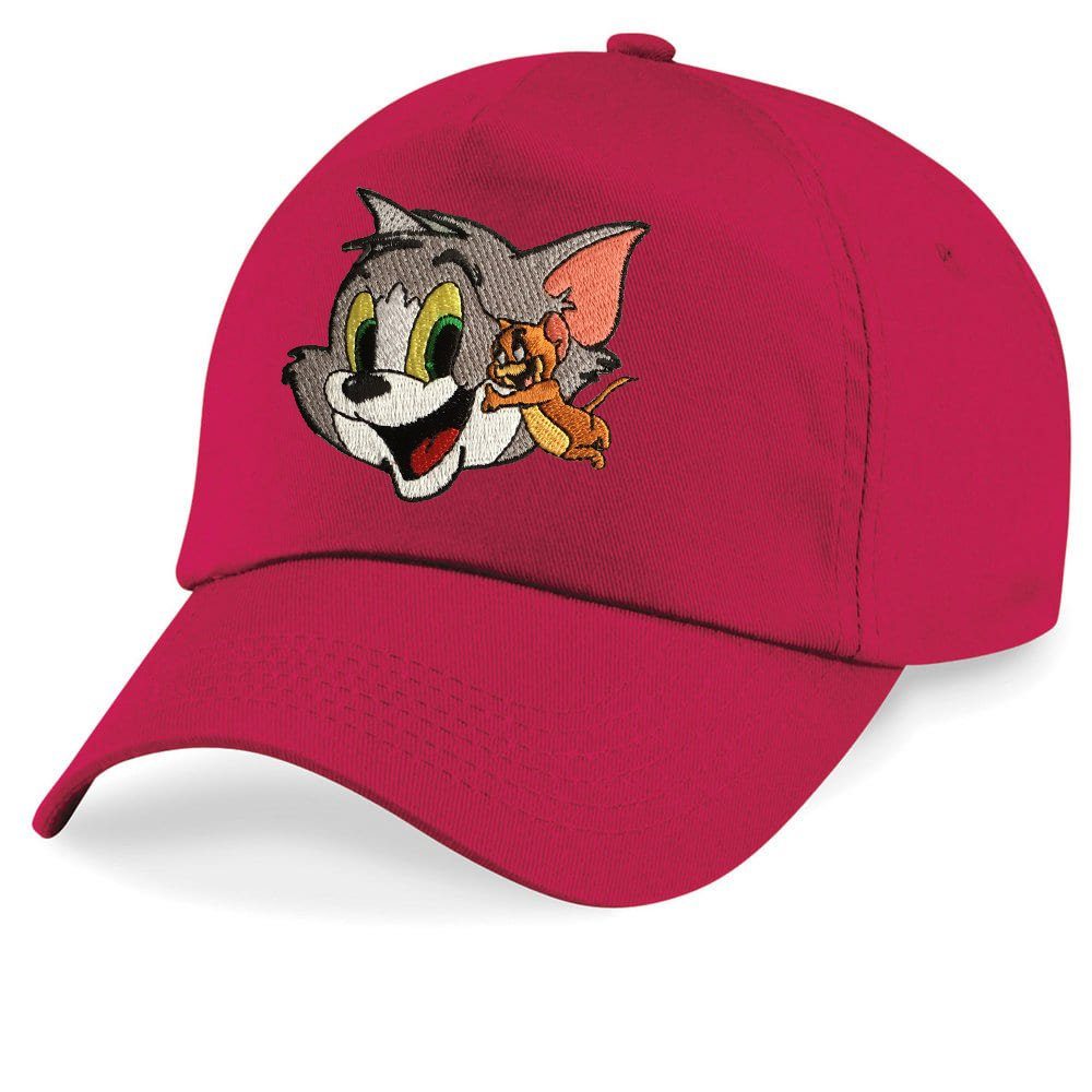 Baseball Cap Kinder Tom Jerry Stick Patch Katze Maus Cartoon