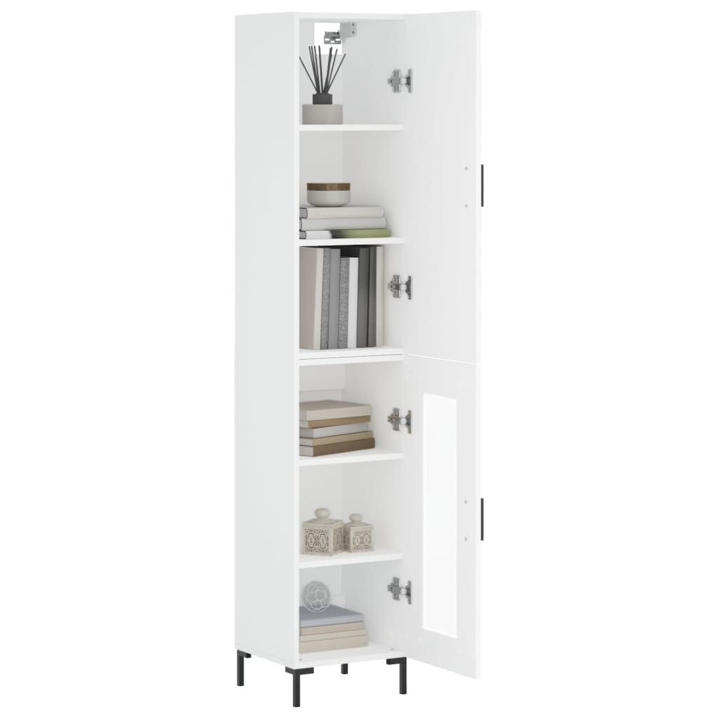 vidaXL Highboard Highboard Weiß 34,5x34x180 cm günstig online kaufen
