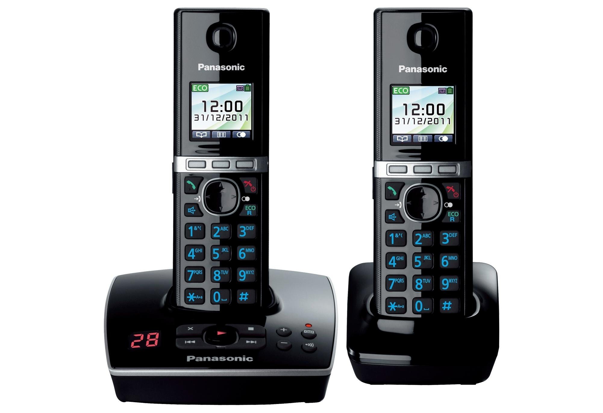 »KX-TG8062G DUO« Schnurloses DECT-Telefon (Mobilteile: 2, Clear Sound Technologie) »KX-TG8062G DUO« Schnurloses DECT-Telefon (Mobilteile: 2, Clear Sound Technologie)
