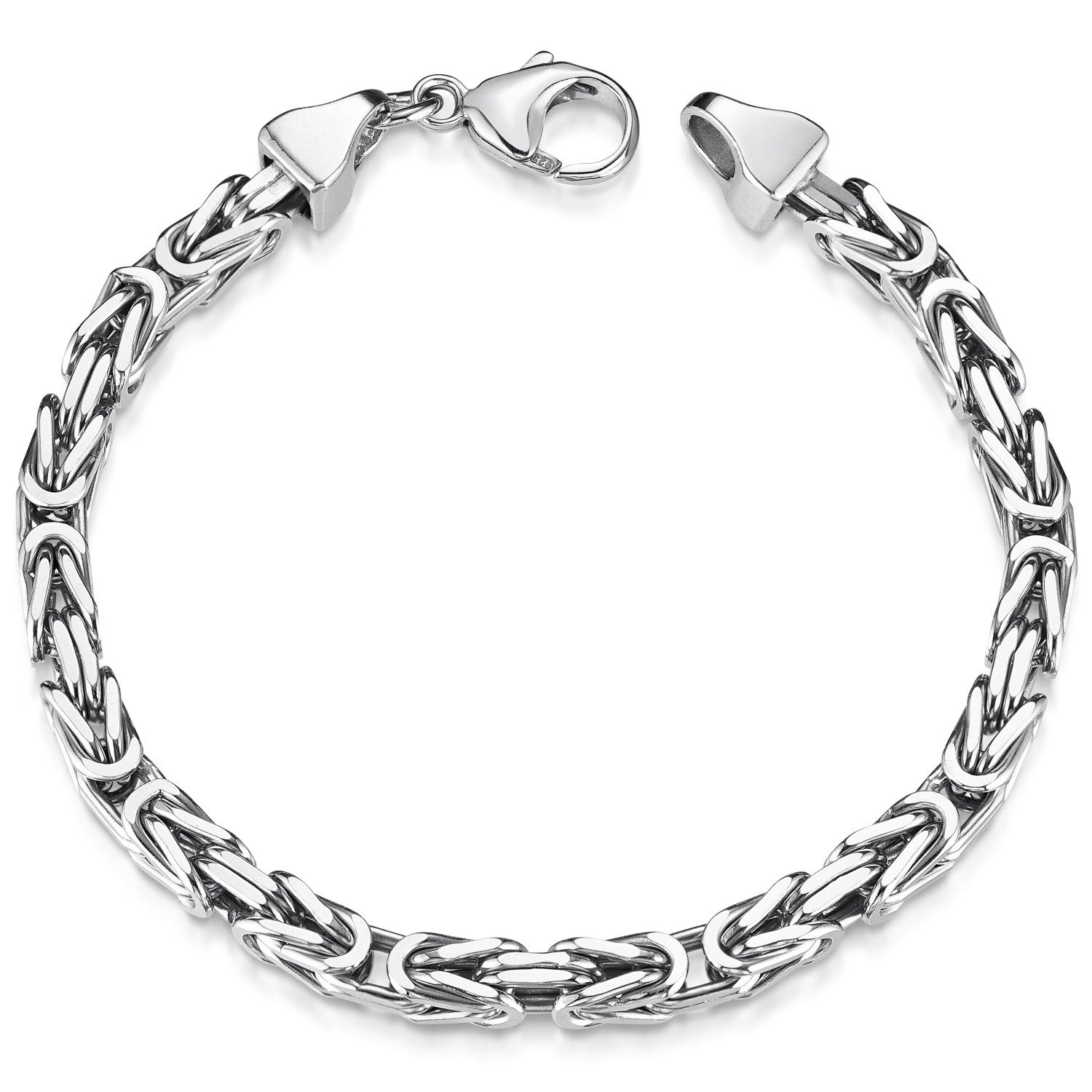 Materia Königsarmband Herren Königskette 5mm diamantiert günstig online kaufen