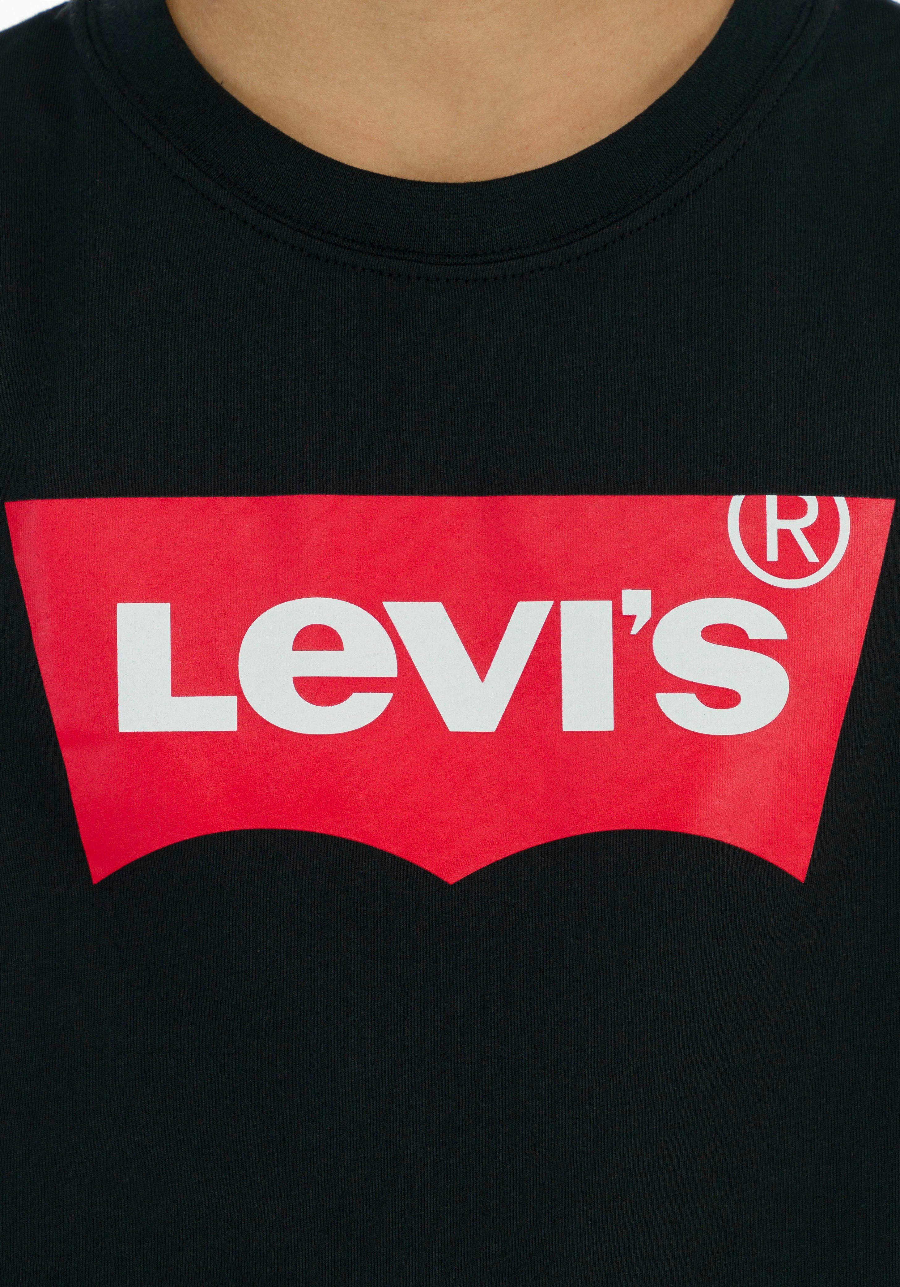 L/S for Levi's® schwarz BATWING TEE Langarmshirt Kids BOYS