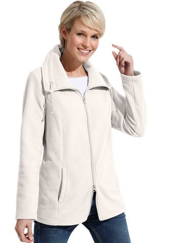 CLASSIC BASICS Флисовая куртка с Umlegekragen