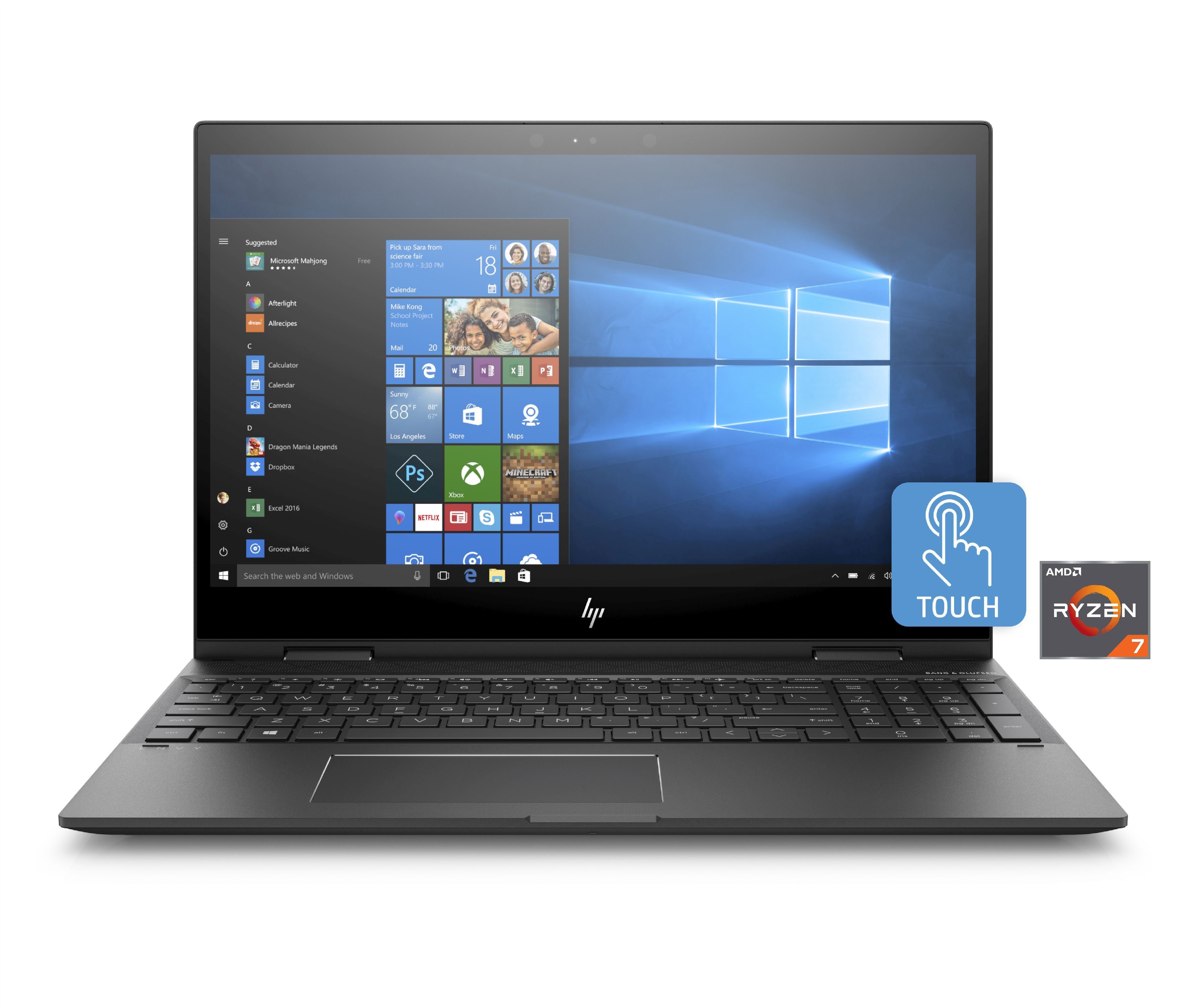HP ENVY x360 15-cp0005ng Convertible »39,6 cm (15,6") AMD Ryzen 7,128 GB + 1 TB, 8 GB«