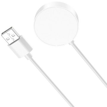 Wigento Für Xiaomi Watch 2 Pro USB Port 1 Meter Watch Charging Ladekabel Weiß Stromadapter