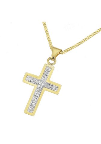CRYSTELLE Кулон с цепочка »375/- Gelbgold ...