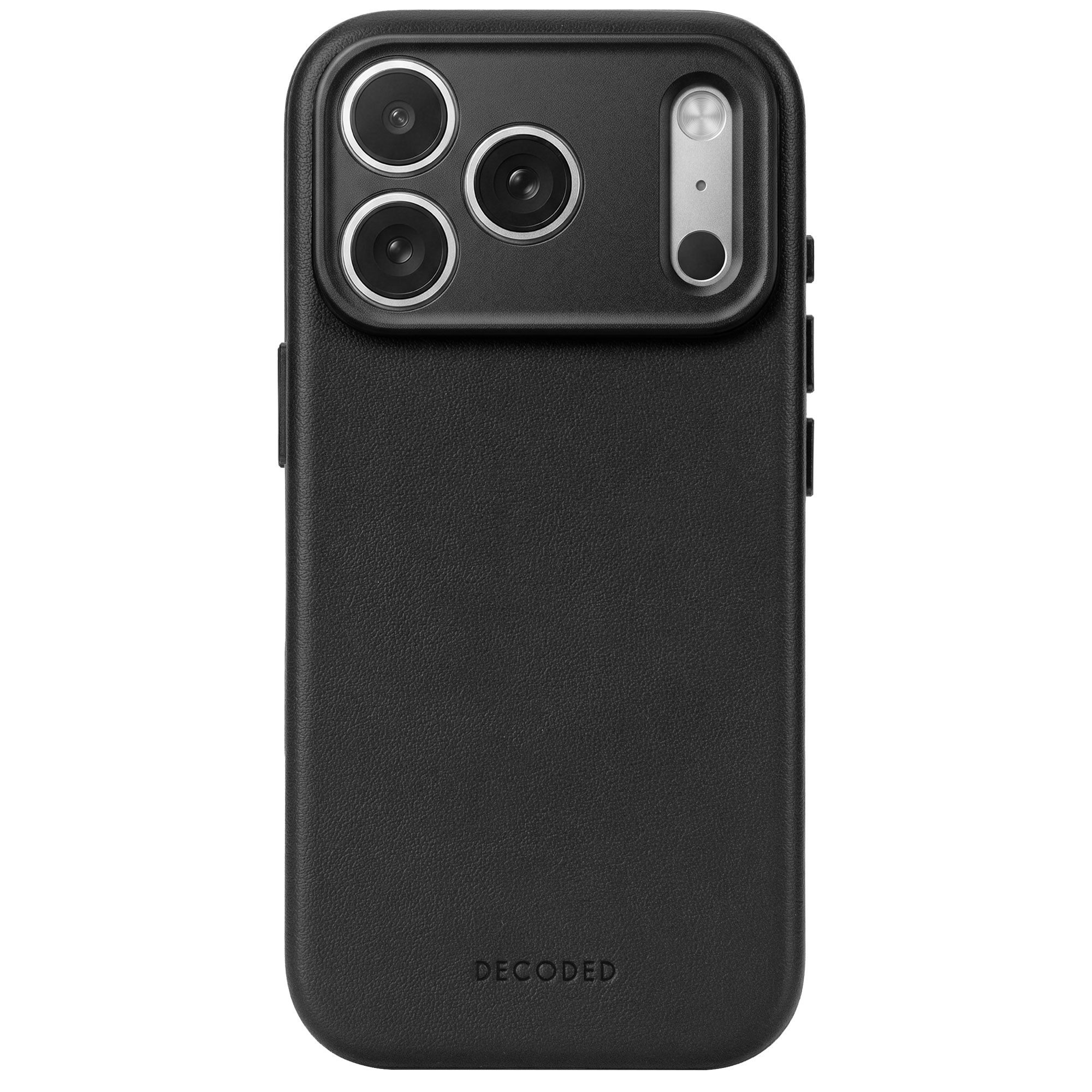 DECODED Backcover Decoded Leather Backcover MagSafe Apple iPhone 18 Pro / 17 Pro - Black