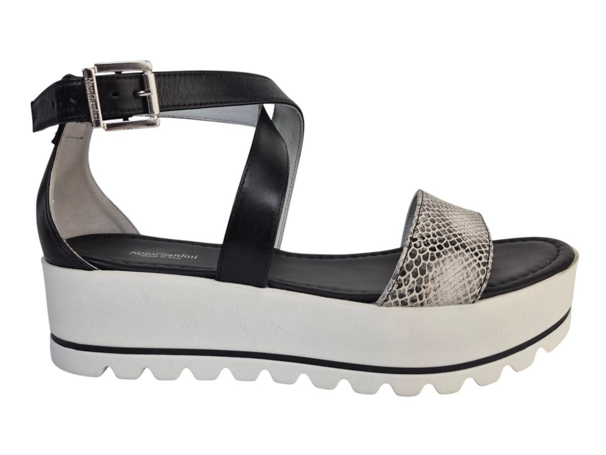 Leon nero Sandalette