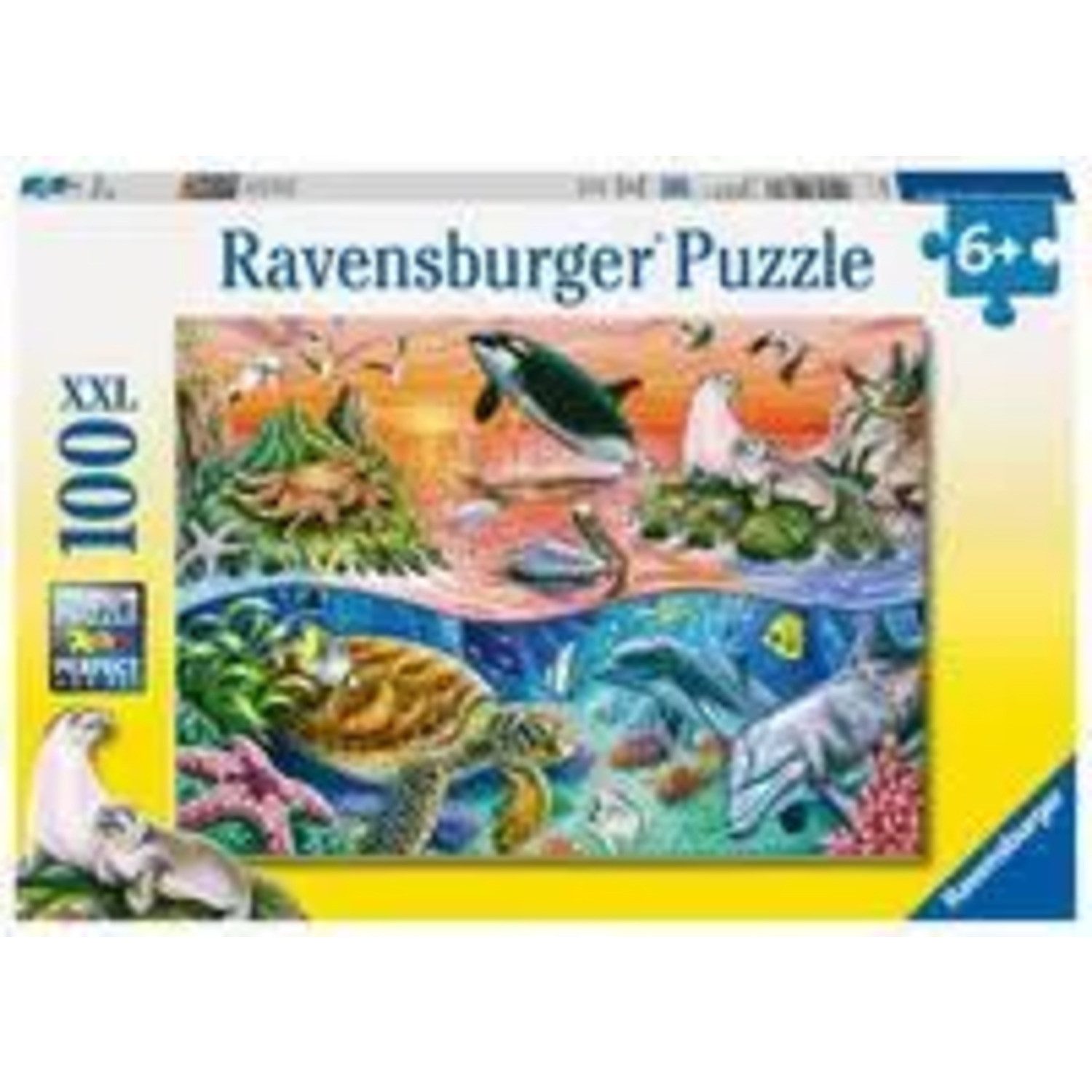 Ravensburger Puzzle Bunter Ozean. Puzzle 100 Teile XXL, 100 Puzzleteile günstig online kaufen