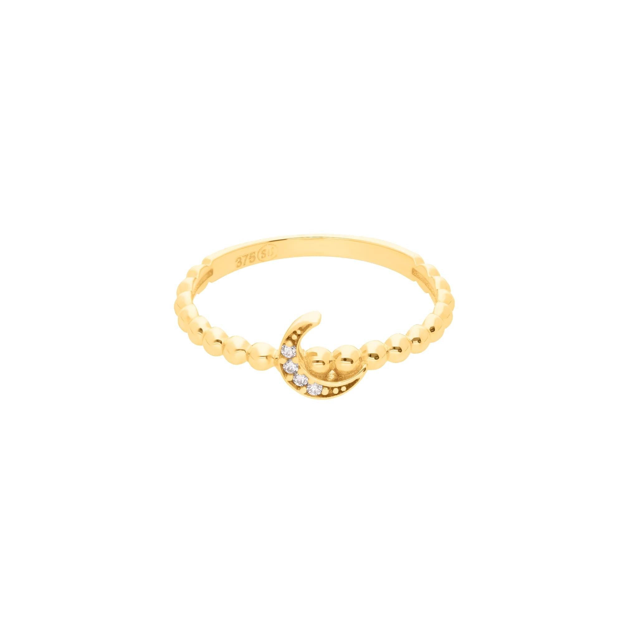 Suzan Gold Goldring Moonlight Ring, Gelbgold günstig online kaufen