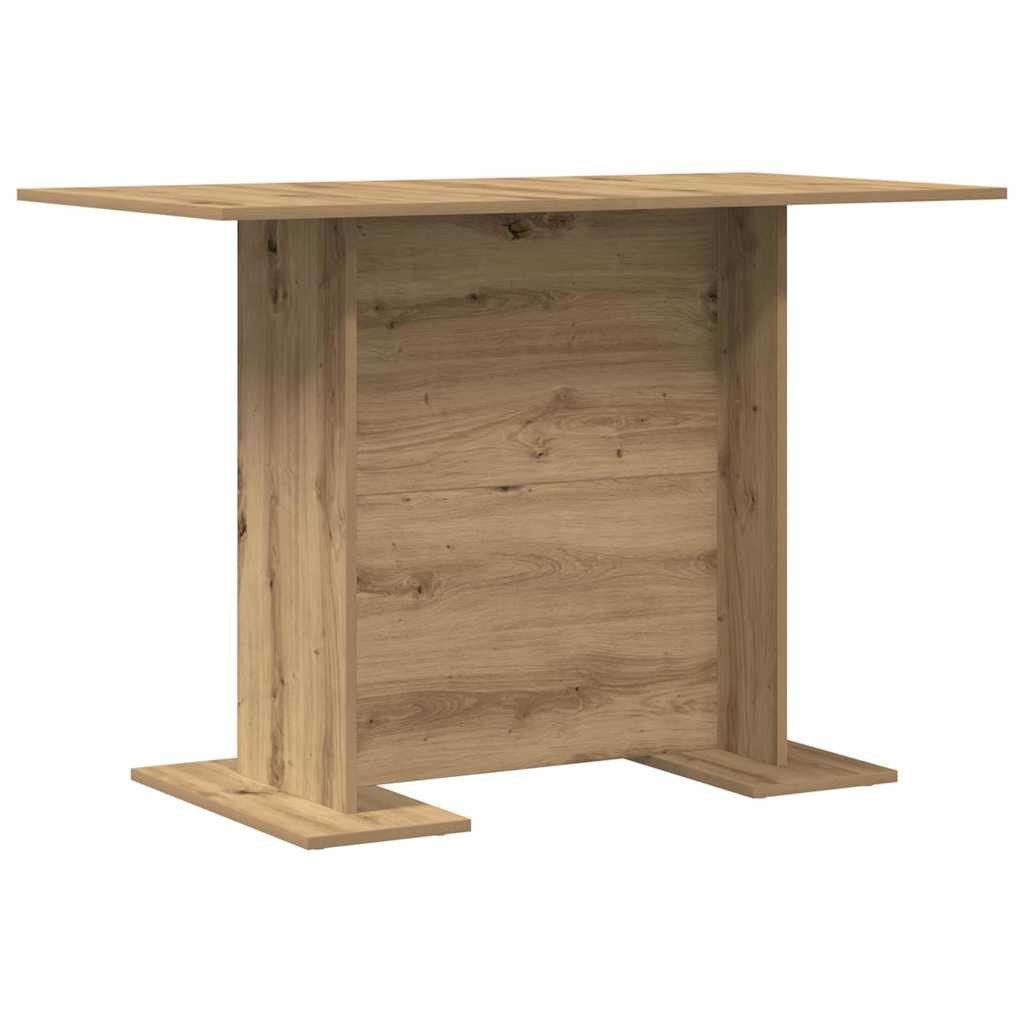 vidaXL Esstisch Esstisch 110 x 60 x 75 cm Holzwerkstoff Artisan-Eiche (1-St)