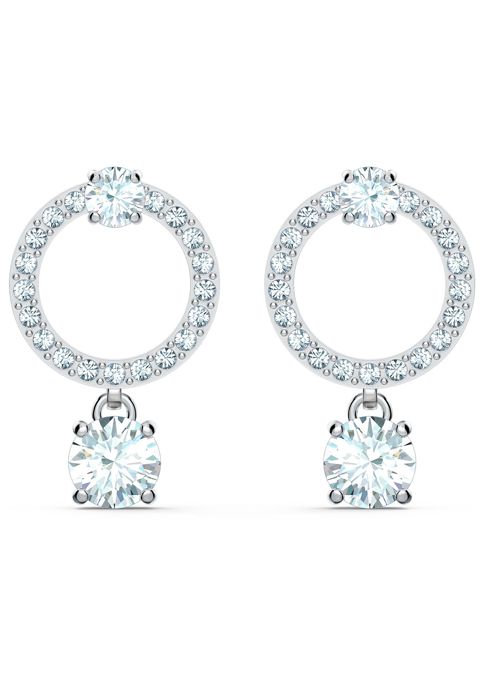 Swarovski Paar Ohrstecker Constella Pavé Attract Drop Circle, mit Swarovski® Kristall – Bild 3 von 4